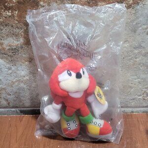 Vintage 2000 Dennys Sonic Underground Knuckles The Hedgehog Plush Toy